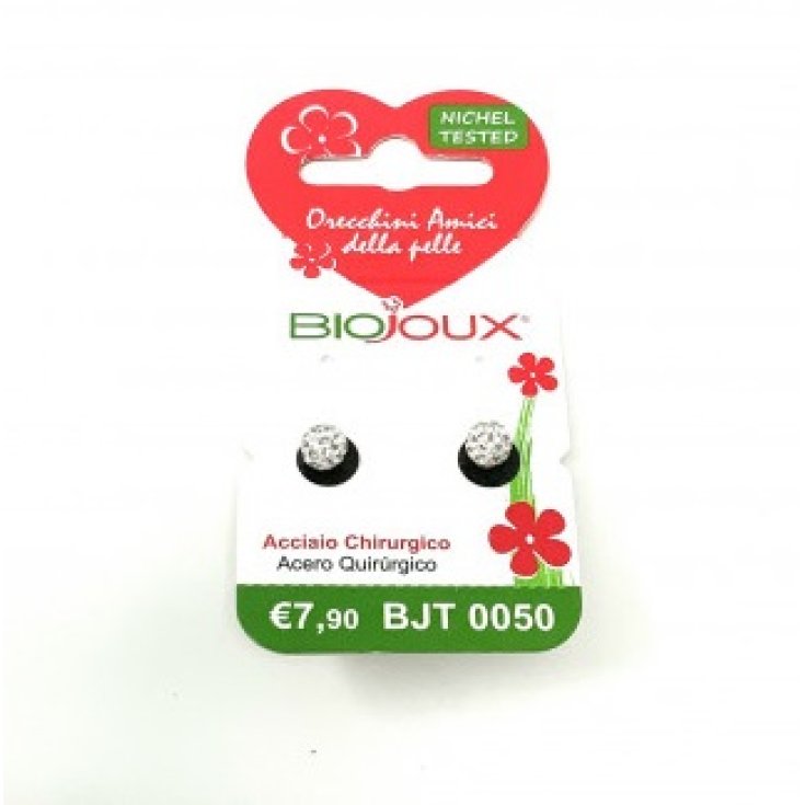 Orecchini BJU 0050 Pallina Bianca 5mm&nbsp;BioJoux