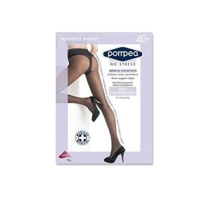 Collant 40 Beautiful Energy Nero Tg.4 Pompea