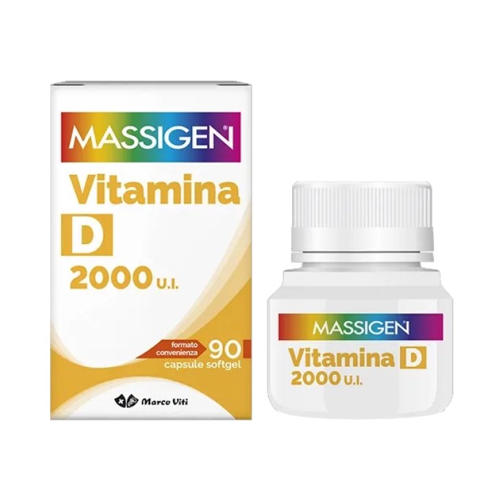 Massigen&reg; Vitamina D 2000 Ui Marco Viti 90 Capsule