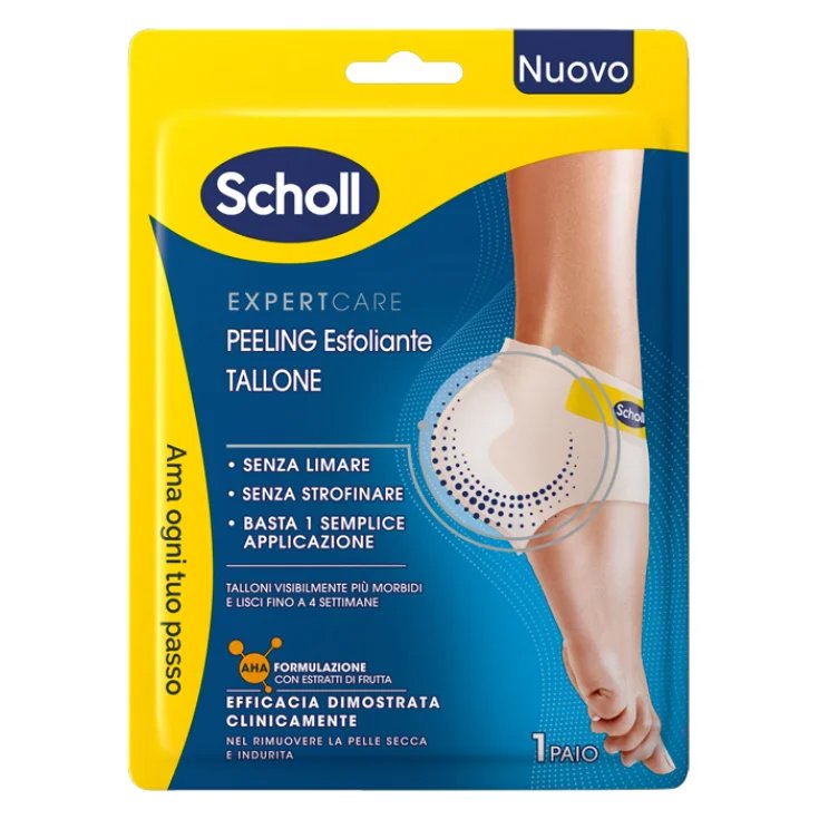 Expertcare Peeling Esfoliante Tallone Scholl 1 Paio