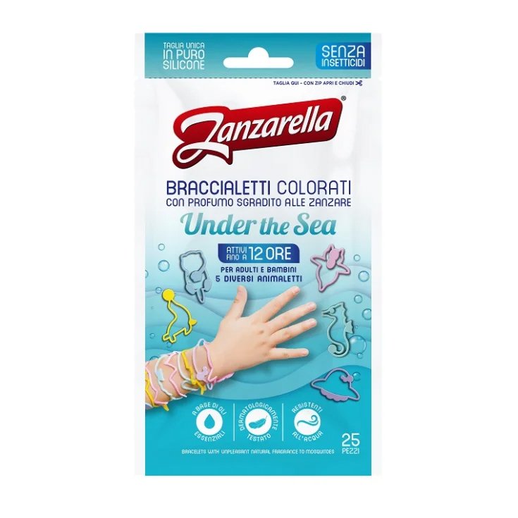 Braccialetti Under The Sea Zanzarella&reg; 25 Pezzi