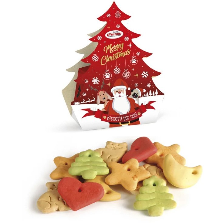 Biscotti Per Cani In Confezione Natalizia Record&reg; 100g