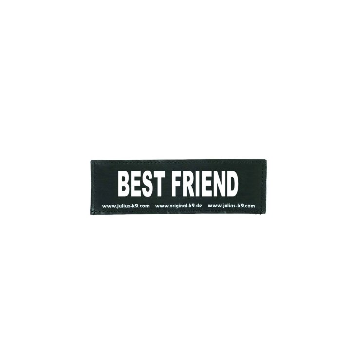 Etichetta in Velcro "Best Friend" Tg.L&nbsp;16x5cm Julius-K9