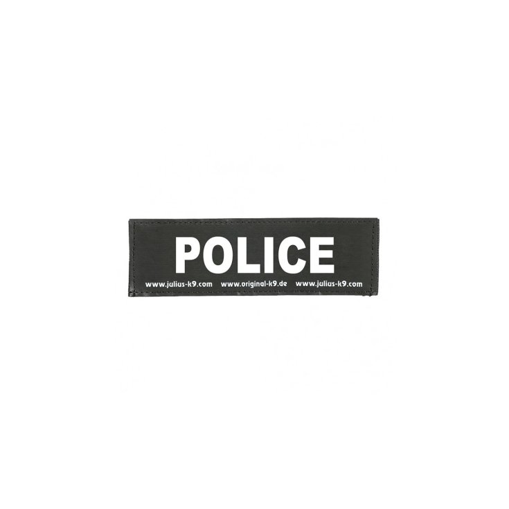 Etichetta in Velcro "Police" Tg.L&nbsp;16x5cm Julius-K9