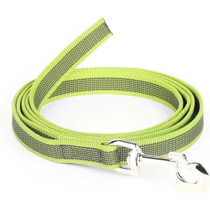 Guinzaglio Senza Maniglia Super-Grip Neon 1,4cm x 3m Julius-K9
