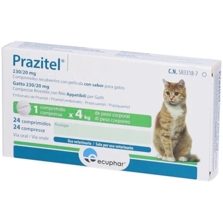 Prazitel Gatto 230/20mg 24 Compresse