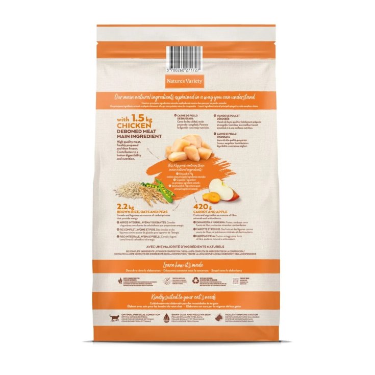 Nature's Variety Cat Pollo 7Kg