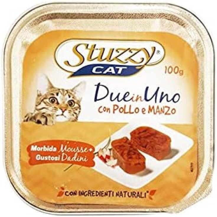 CAT Due in Uno Pollo e Manzo STUZZY&reg; 100g