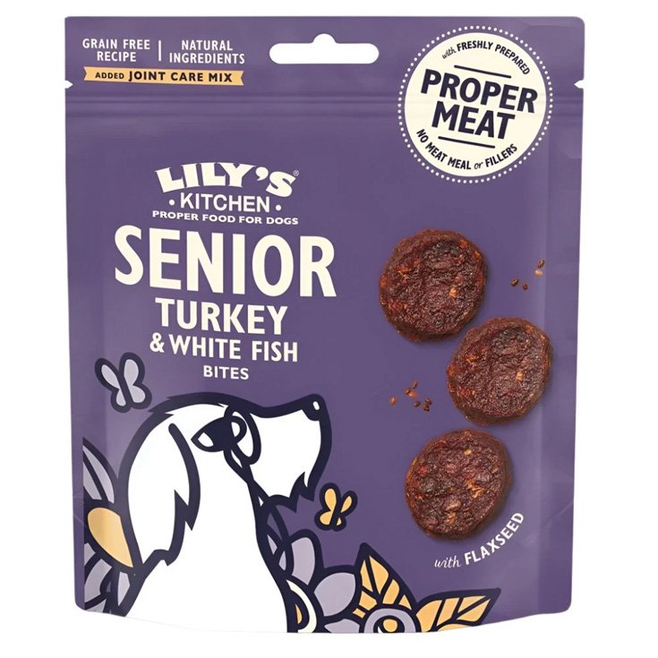 Snacks Dog&nbsp;Senior Tacchino E Pesce Bianco Lily&rsquo;s Kitchen&reg; 70g