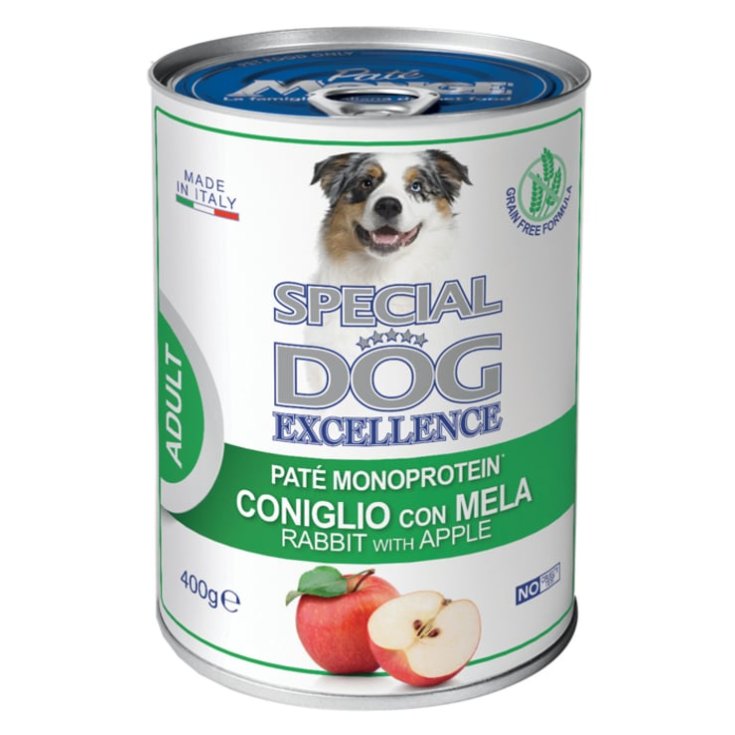 Pat&egrave; Monoprotein Coniglio Riso E Mela Special Dog Excellence 400g