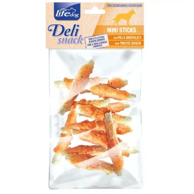 Mini Sticks Pollo DeliSnack Life Dog 100g