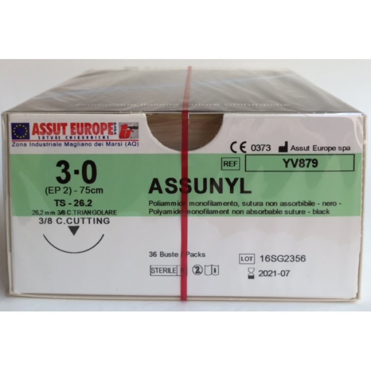 Assunyl Ago Triangolare 3/8-26,2mm Assut Europe 36 Buste