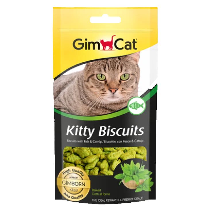 Gimcat&reg; Biscuits Pesce Catnip 40gr