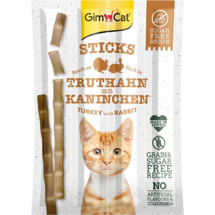 Stick Tacchino e Coniglio GimCat 5g