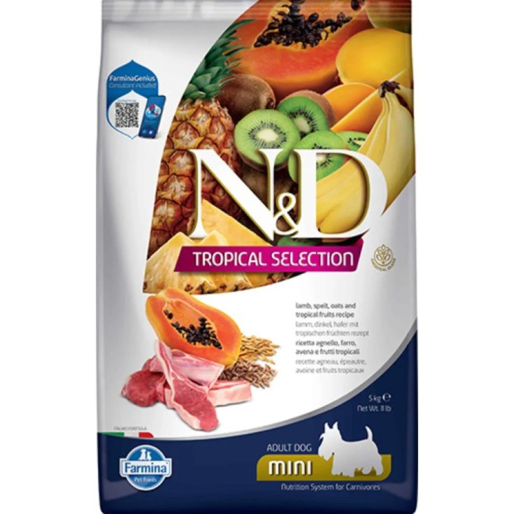 Tropical Selection Adult Dog Mini con Agnello N&D 1,5Kg