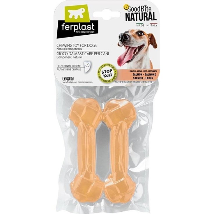 Ferplast Giocattoli da Masticare Salmone Tg.M&nbsp;2 Pezzi