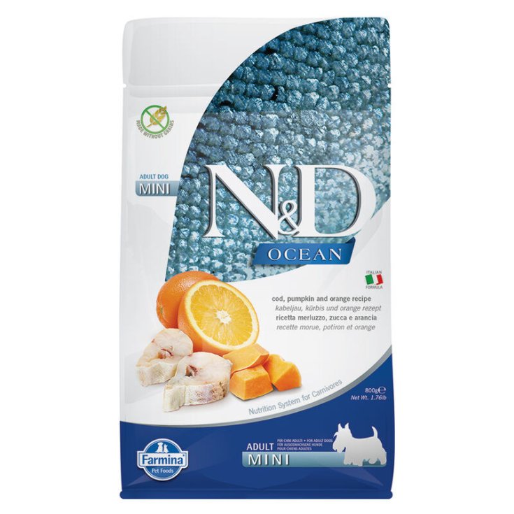 N&d Ocean Dog Mini Merluzzo Farmina 800g