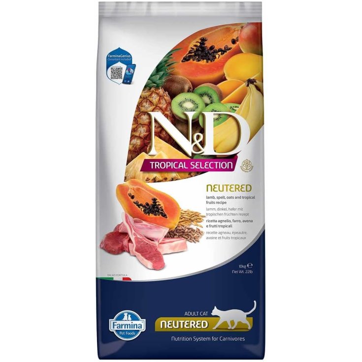 N&D Tropical Selection Neutered Agnello & Frutti Tropicali Farmina 10kg