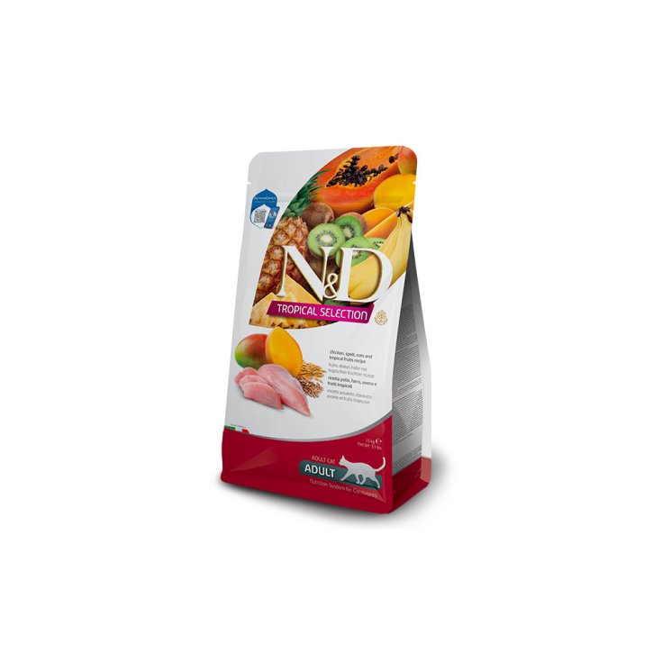 Cat Tropical con Pollo Farro e Avena N&D 300g