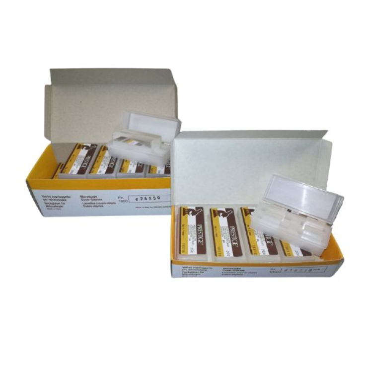 Vetrino Coprioggetto 22 x 22 mm Prestige&reg; 200 Pezzi