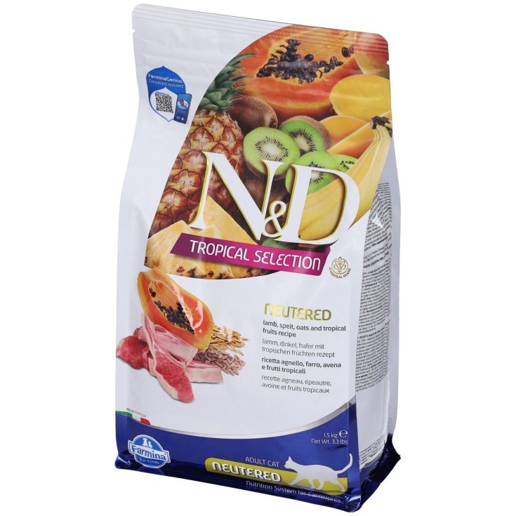 Cat Tropical Selection Lamb Neutered&nbsp;Farmina&reg; N&D 1,5Kg