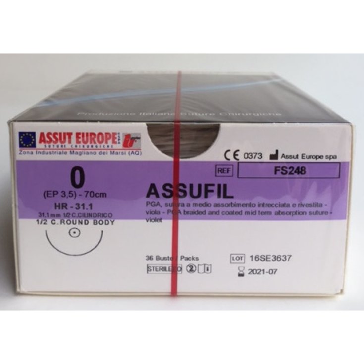 Assufil Ago Cilindrico 1/2-31,1mm Assut Europe 36 Buste