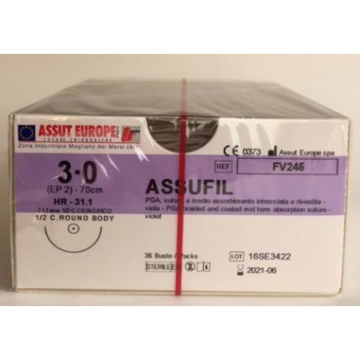 Assufil Ago Cilindrico 31,1mm 2-3-0 Assut Europe 36 Buste