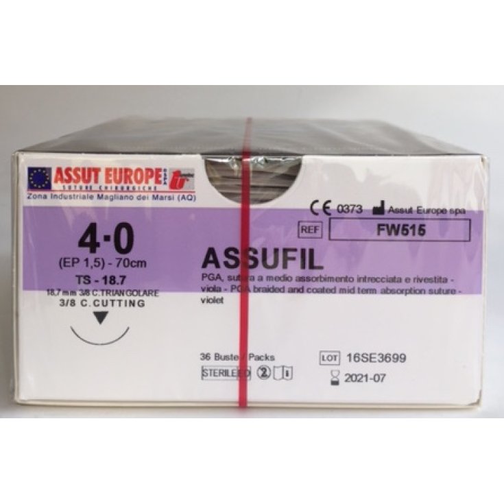 Assufit Ago Triangolare 4-0 3,8 18,7mm Assut Europe 36 Buste