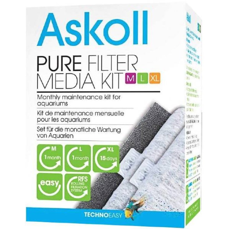 Pure Filter Media Kit M L XL Askoll 1 Kit