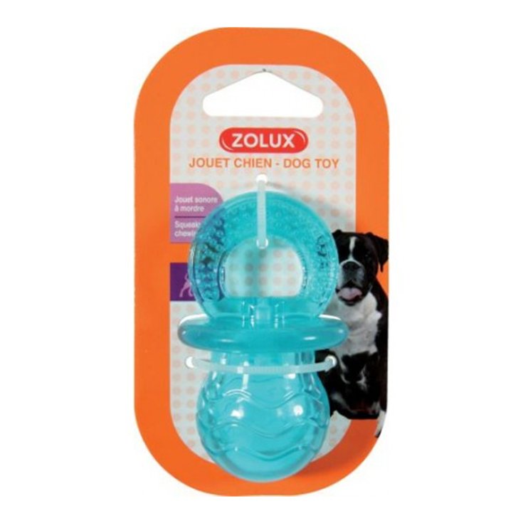 Gioco TPR Ciuccio Pop 7cm Turchese ZOLUX&reg;