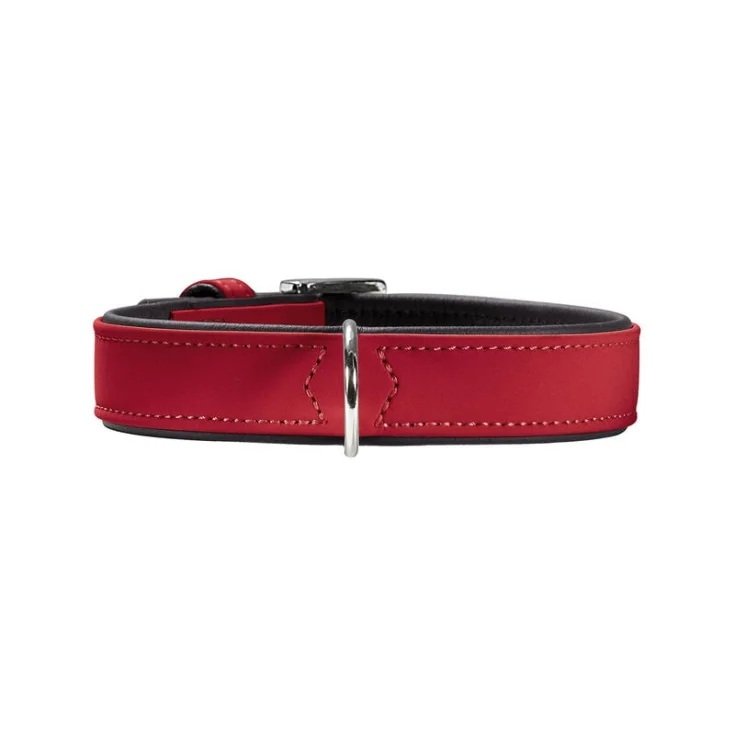 Collare Morbido Nero/Rosso Tg.XXS 25x550mm