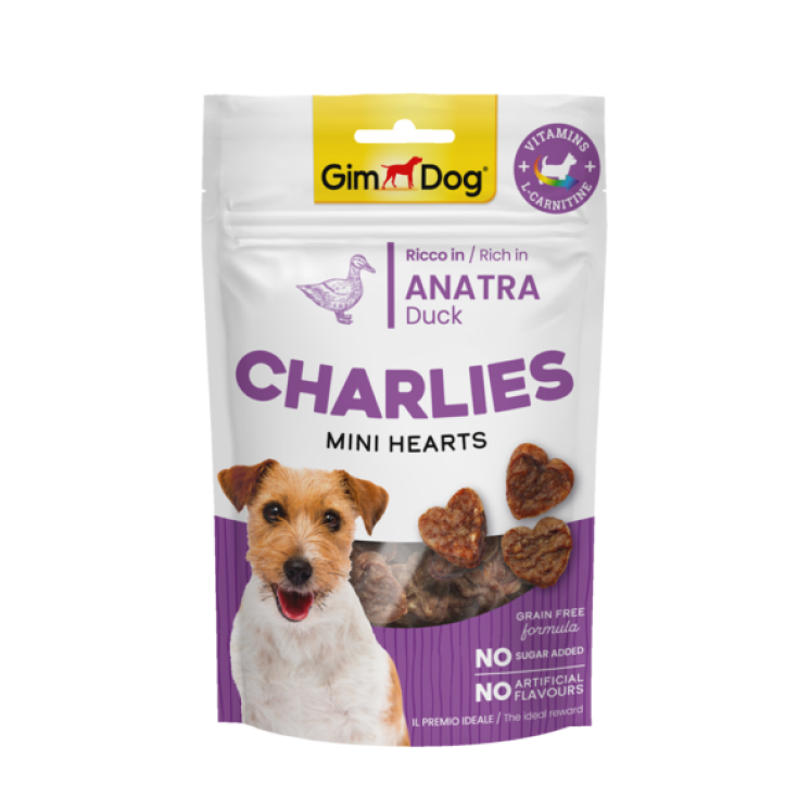 Gimdog&reg; Charlies Mini Hearts Anatra Gimborn&reg; 70g