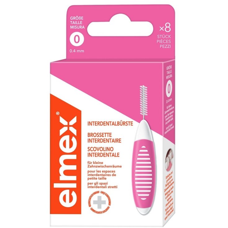 Elmex&reg; Interdental Brush Pink 0.4mm 8 Pezzi