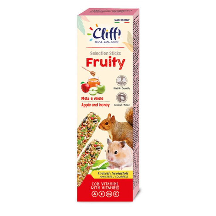 Sticks Criceti E Scoiattoli Con Frutta E Miele Cliffi 110g