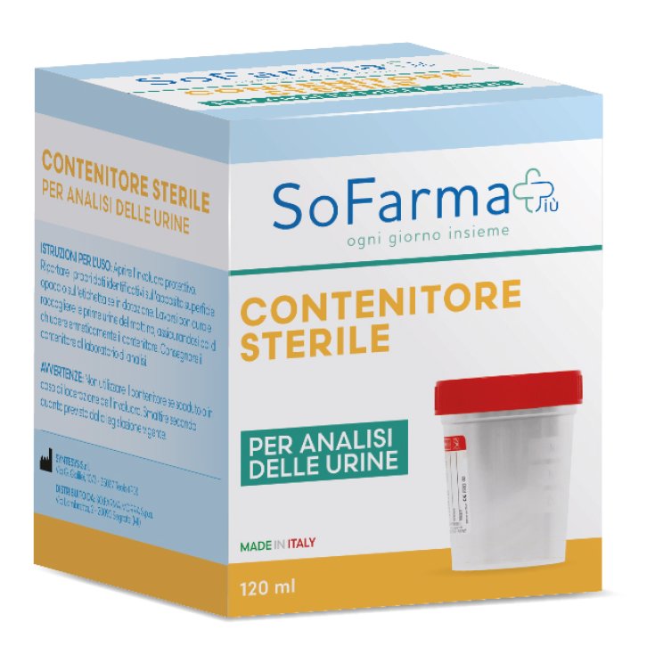 Sofarmapi&ugrave; Contenitore Sterile Per Urine 120ml