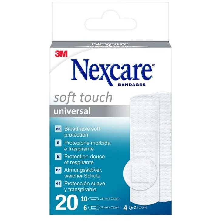 Nexcare&trade; soft touch Cerotti Assortiti 3M 20 Pezzi