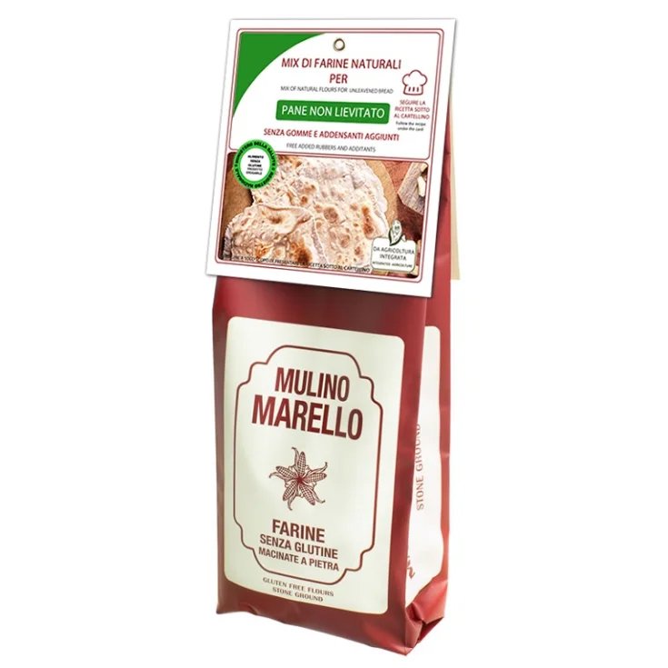 Mix Di Farine Naturali Per Pane Non Lievitato Mulino Marello 500g