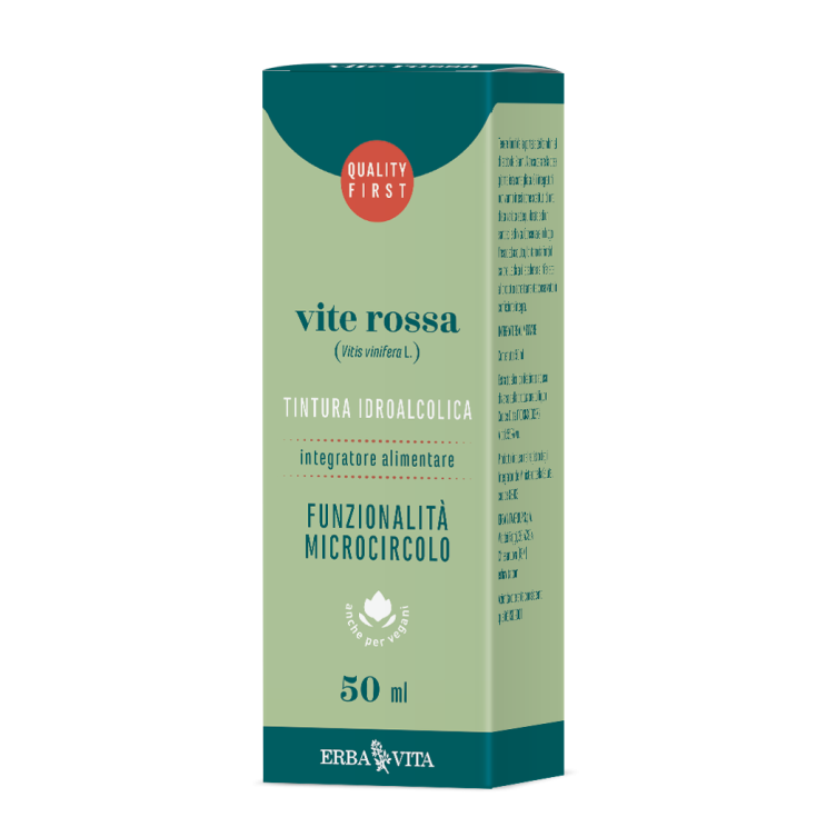 Vite Rossa Foglie Tintura Idroalcolica Erba Vita 50ml