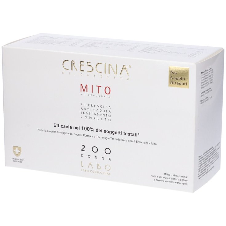 Crescina Ri-Crescita Mito 200 Donna Labo 20+20 Fiale