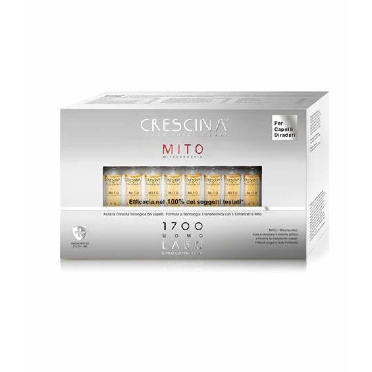 Crescina Isole Follicolari Mito 1700 Uomo Labo 40 Fiale