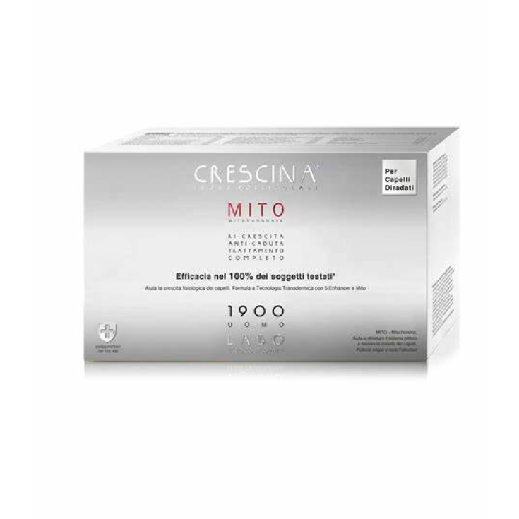 Crescina Isole Follicolari Mito 1900 Uomo Labo 10+10 Fiale