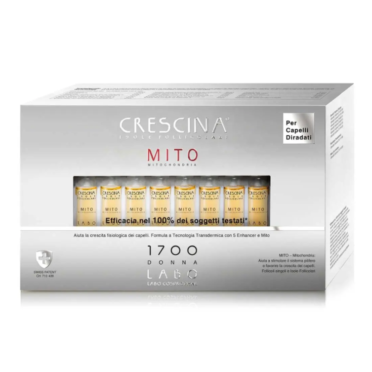 Crescina Isole Follicolari Mito 1700 Donna Labo 40 Fiale