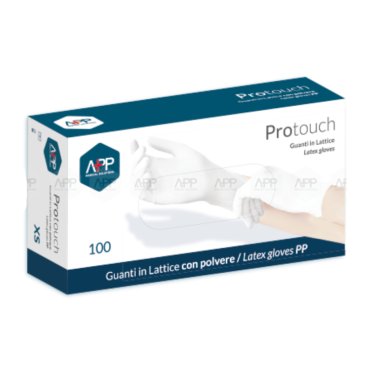 Protouch Guanti In Lattice Non Sterili Con Polvere L APP 100 Pezzi