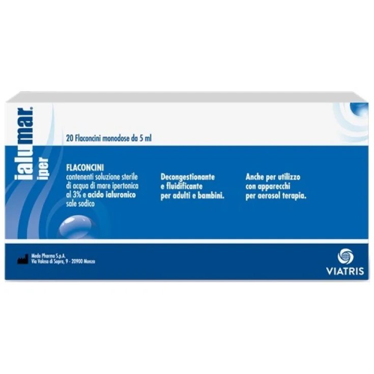 Ialumar® Soluzione Ipertonica 3% VIATRIS 20 Flaconcini Ialumar® Soluzione Ipertonica 3% VIATRIS 20 Flaconcini