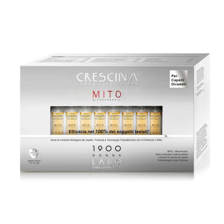 Crescina Isole Follicolari Mito 1900 Donna Labo 40 Fiale