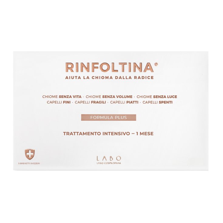 Rinfoltina&reg; Plus Capelli Corti Labo 20 Fiale