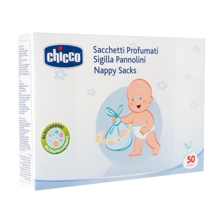 Sacchetti Profumati Sigilla Pannolini Chicco&reg; 50 Pezzi