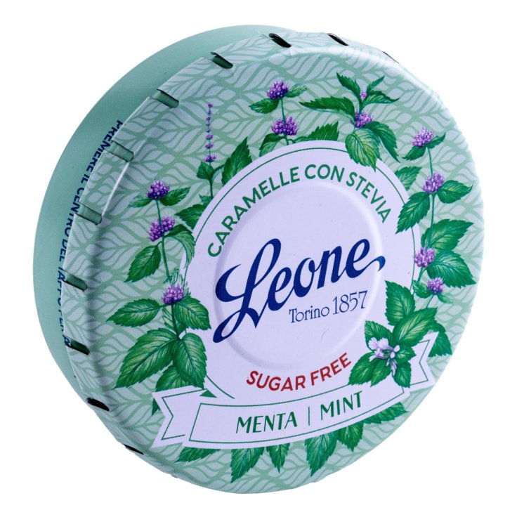 Click Clack Stevia Menta Pastiglie Leone 30g