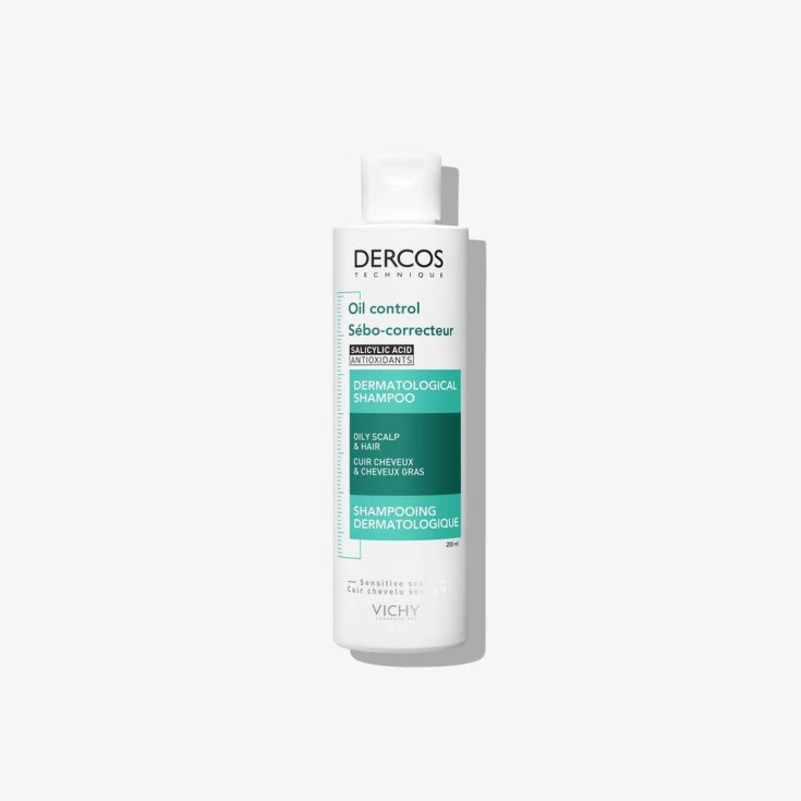 Vichy Dercos Sebo regolatore - Shampoo Trattante avanzato per cuoio capelluto purificato 200ml