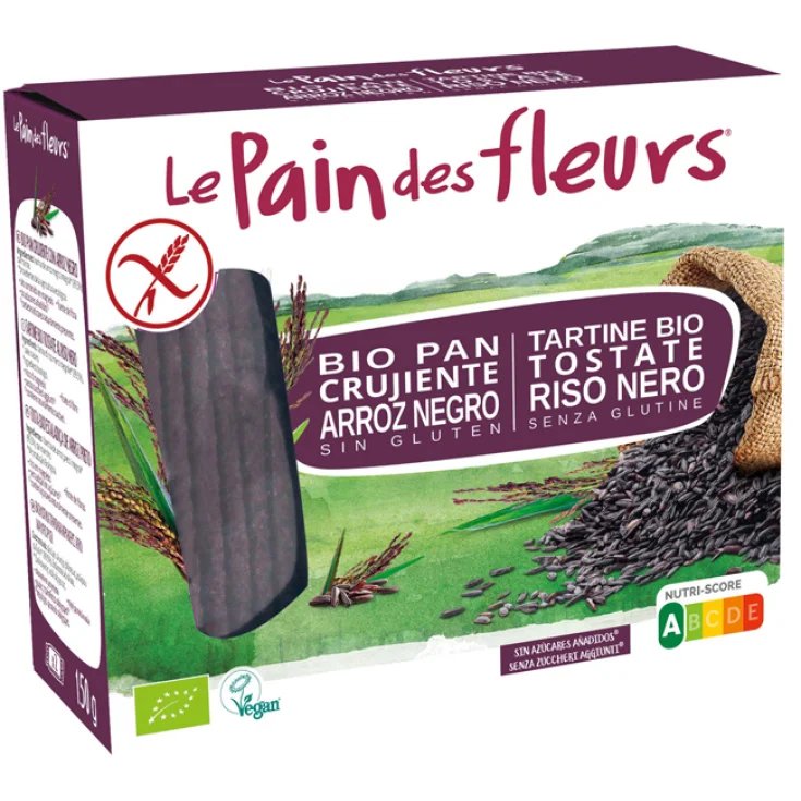 TARTINE BIO TOSTATE RISO NERO Le Pain des fleurs&reg; 150g